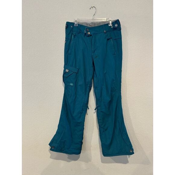 686 Women's Size Medium Boot Gaiters Snowboarding Pants Blue - Picture 1 of 5